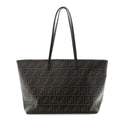 Zucca Spalmati Medium Roll Tote Tobacco Fuxia
