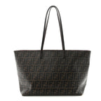 Zucca Spalmati Medium Roll Tote Tobacco Fuxia
